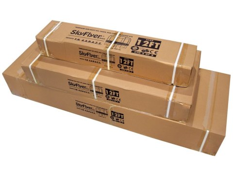 SkyFlyer Trampolina ogrodowa SkyFlyer + drabinka 12FT 366cm