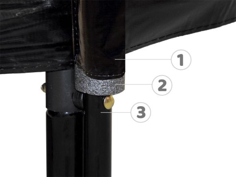 SkyFlyer Trampolina ogrodowa SkyFlyer + drabinka 14FT 426cm