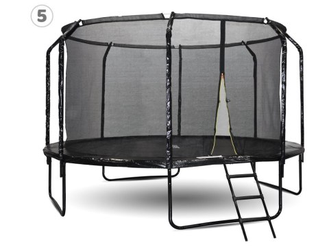SkyFlyer Trampolina ogrodowa SkyFlyer + drabinka 14FT 426cm