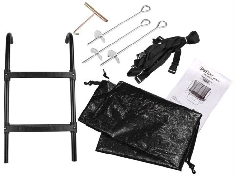 SkyFlyer Trampolina ogrodowa SkyFlyer + drabinka 8FT 244cm