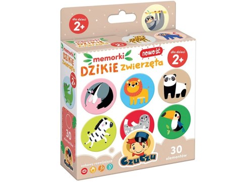 CzuCzu CzuCzu Memorki DZIKIE ZWIERZĘTA gra memory ZA4046