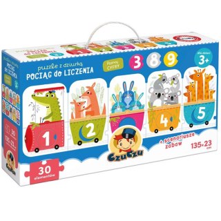 CzuCzu CzuCzu Puzzle z dziurką Pociąg do liczenia ZA4073