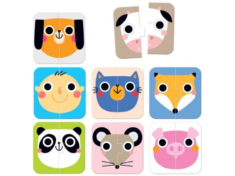 CzuCzu CzuCzu Układam połówki Buzie puzzle 15m+ ZA4044