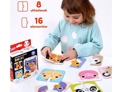 CzuCzu CzuCzu Układam połówki Buzie puzzle 15m+ ZA4044