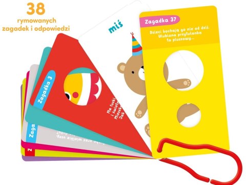 CzuCzu CzuCzu Zagadki z dziurką książeczka 2+ ZA4038