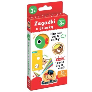 CzuCzu CzuCzu Zagadki z dziurką książeczka 3 latka ZA4039