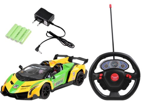 JOKOMISIADA Autko sportowe z otwierane drzwi + pilot RC0583