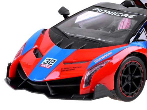 JOKOMISIADA Autko sportowe z otwierane drzwi + pilot RC0583