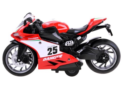 JOKOMISIADA Diecast model Motocykl z naciągiem zabawka ZA3933 A