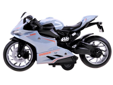JOKOMISIADA Diecast model Motocykl z naciągiem zabawka ZA3933 B