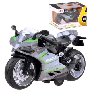 JOKOMISIADA Diecast model Motocykl z naciągiem zabawka ZA3933