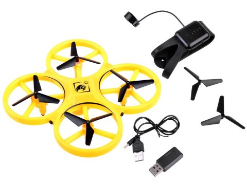 JOKOMISIADA Dron Sterowany ręką gestem + pilot Quadrocopter RC0573