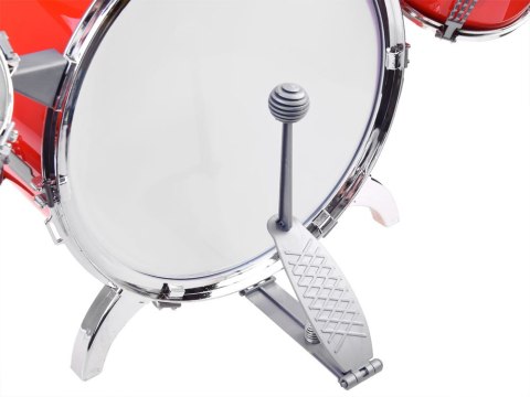 JOKOMISIADA Duża perkusja dla dzieci 5 bębnów talerz IN0141