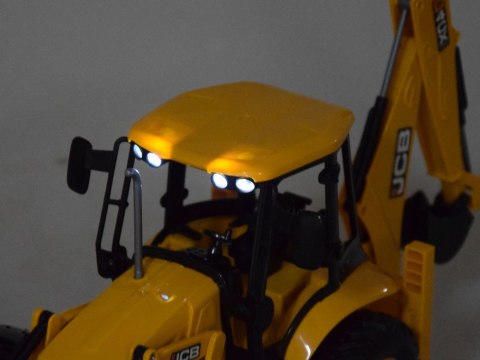 JOKOMISIADA Duży Traktor Spychacz Koparka JCB zdalnie sterowana na pilota 1:20 RC0578