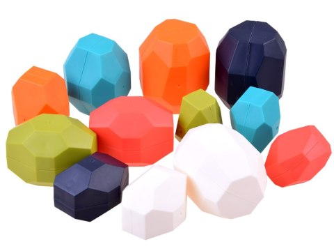 JOKOMISIADA Klocki KAMIENIE układanka balans piramida ZA3990