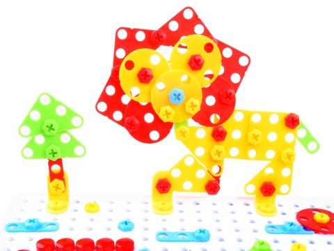 JOKOMISIADA Kreatywny zestaw klocki 237 ele. wkrętarka ZA3969