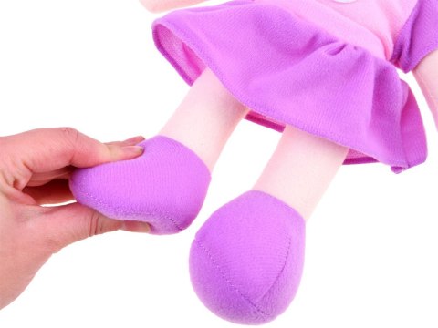 JOKOMISIADA Lalka szmaciana Zuzia 33cm lawendowa suknia ZA3853