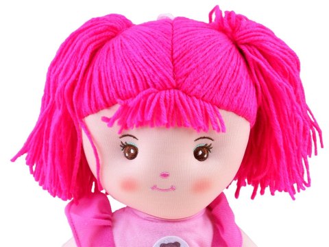 JOKOMISIADA Lalka szmaciana Zuzia 33cm w różowej sukni ZA3853