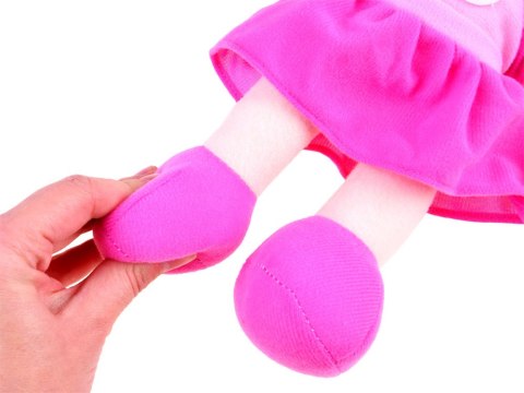 JOKOMISIADA Lalka szmaciana Zuzia 33cm w różowej sukni ZA3853