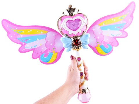 JOKOMISIADA Magiczna Różdżka z bańki mydlane gra świeci ZA3997