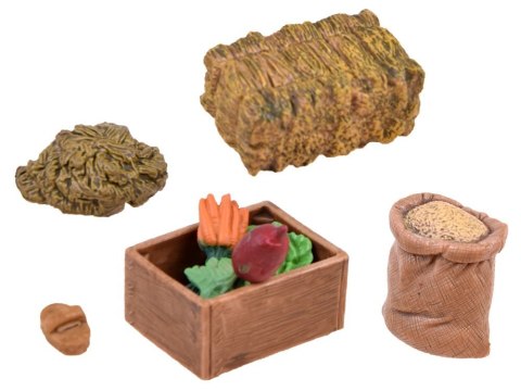 JOKOMISIADA SERIA ZWIERZĘTA FARMA Duży zestaw zwierząt ZAGRODA Figurki KONIE ZA2991