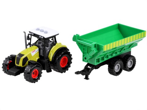 JOKOMISIADA Zestaw 3 x Traktor + przyczepa dla farmera ZA3908