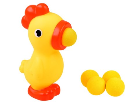 JOKOMISIADA Zestaw Pistolet kurka na piłki piankowe Wyrzutnia zwierzątko ZA3878