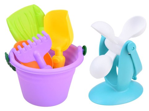 JOKOMISIADA Zestaw do piasku wiaderko foremki autko ZA4023