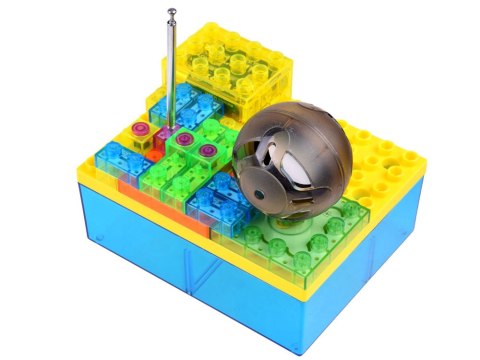 JOKOMISIADA Zestaw edukacyjny Klocki zbuduj RADIO - czysto gra Mały elektronik ZA3980