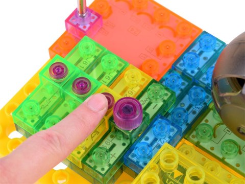 JOKOMISIADA Zestaw edukacyjny Klocki zbuduj RADIO - czysto gra Mały elektronik ZA3980