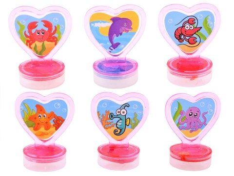 JOKOMISIADA Zestaw pieczątki 6 szt. Zwierzaki Morskie ZA3979