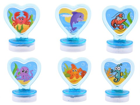 JOKOMISIADA Zestaw pieczątki 6 szt. Zwierzaki Morskie ZA3979