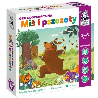 Kapitan Nauka Gra kooperacyjna Miś i pszczoły 3-8 lat GR0537