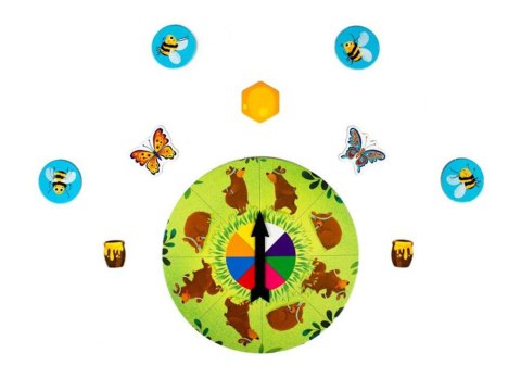 Kapitan Nauka Gra kooperacyjna Miś i pszczoły 3-8 lat GR0537