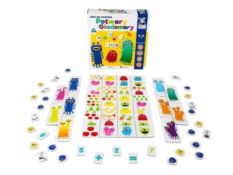 Kapitan Nauka Gra na liczenie Potwory Głodomory 3-6 lat GR0538