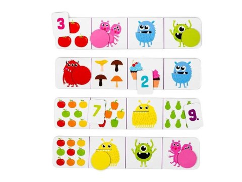 Kapitan Nauka Gra na liczenie Potwory Głodomory 3-6 lat GR0538