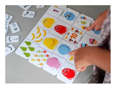 Kapitan Nauka Gra na liczenie Potwory Głodomory 3-6 lat GR0538