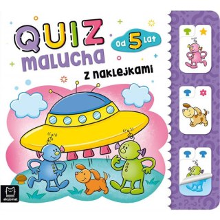 Aksjomat Aksjomat Quiz malucha z naklejkami od 5 lat KS0607