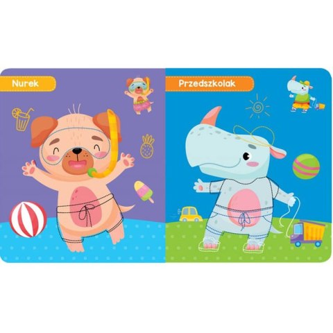 Aksjomat Aksjomat Wyklejam i ubieram zwierzątka. 4+ KS0628