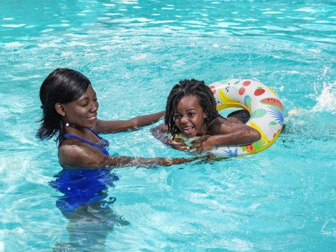 Bestway Bestway Dmuchane koło do pływania żółte OWOCE 61cm 36014 B