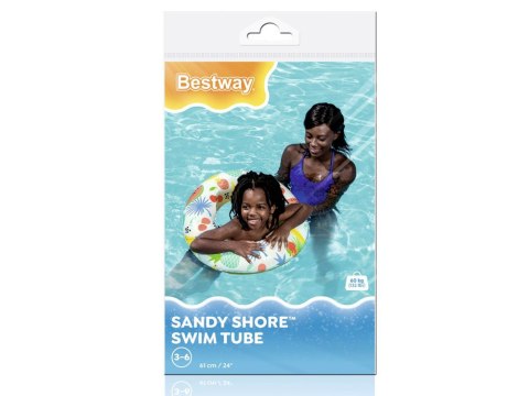 Bestway Bestway Dmuchane koło do pływania żółte OWOCE 61cm 36014 B