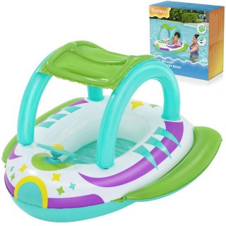 Bestway Bestway Dmuchany Ponton z daszkiem ŁÓDKA z dnem Kierownica + klakson 34149