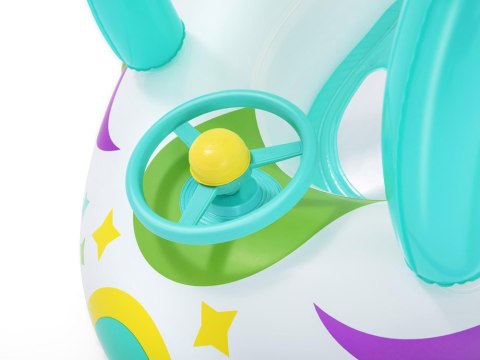 Bestway Bestway Dmuchany Ponton z daszkiem ŁÓDKA z dnem Kierownica + klakson 34149