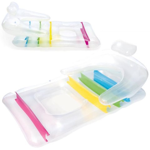 Bestway Bestway Dmuchany fotel Leżak Materac do wody z oparciem 165cm 90 kg 43011