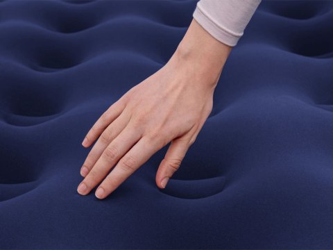 Bestway Bestway Dmuchany materac kempingowy 1-os. 150kg WELUROWY 188x99cm 67001