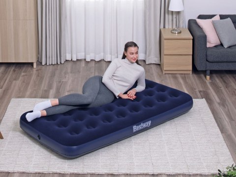 Bestway Bestway Dmuchany materac kempingowy 1-os. 150kg WELUROWY 188x99cm 67001