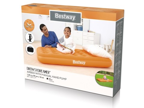 Bestway Bestway Dmuchany materac kempingowy dla dzieci 1-os. 50kg 158x89cm 67918