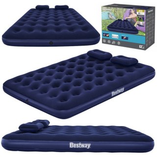 Bestway Bestway Dmuchany materac kempingowy + poduszki 2-os. 300kg 203x152cm 67374