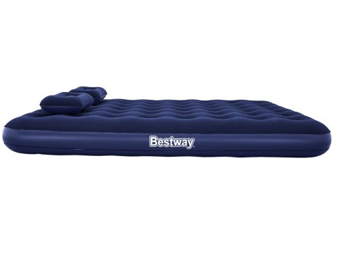 Bestway Bestway Dmuchany materac kempingowy + poduszki 2-os. 300kg 203x152cm 67374