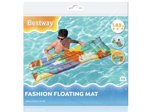 Bestway Bestway Kolorowy dmuchany Materac 183 x 69cm 44033